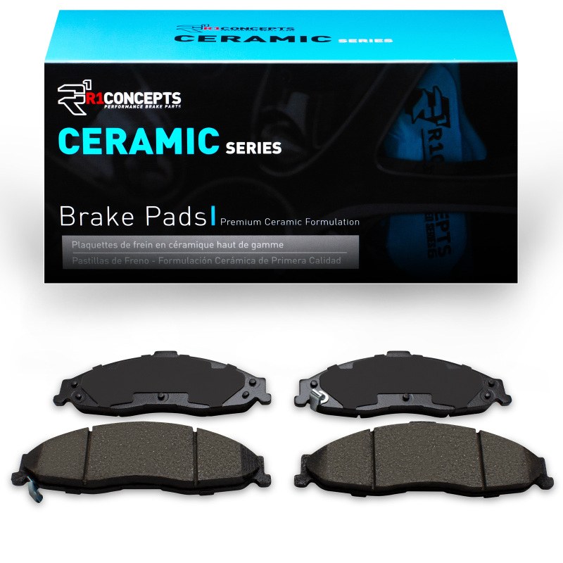 Pontiac Firebird Brake Pads - Front - R1 Concepts - Ceramic - `98-`02